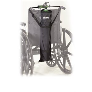 SUPPORT OXYGENE CYLINDRE "D" & ''E'' TISSU / FAUTEUIL ROULANT