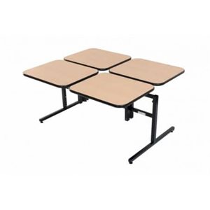 TABLE MODULAIRE RECTANGULAIRE, 4 STATIONS